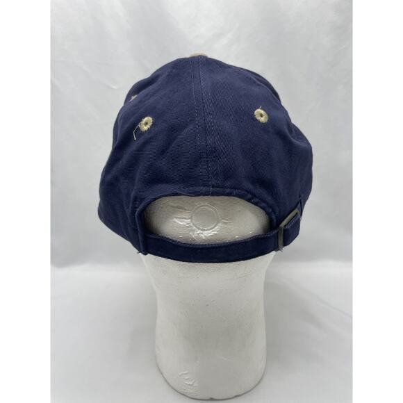 Vintage Toyota Tundra Navy Tan Strapback Adjustable Mohr’s Hat Cap Rare - Picture 4 of 8